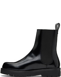 Bottines chelsea en cuir noires Valentino Garavani