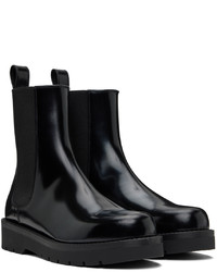 Bottines chelsea en cuir noires Valentino Garavani