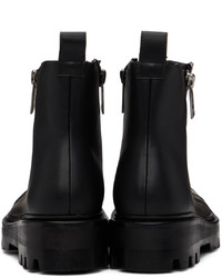 Bottines chelsea en cuir noires Gmbh