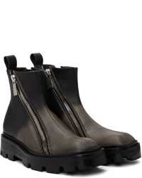 Bottines chelsea en cuir noires Gmbh