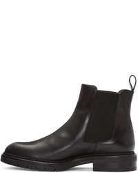 Bottines chelsea en cuir noires Robert Clergerie