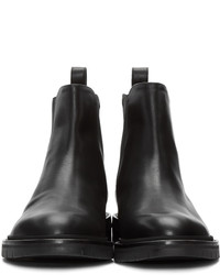 Bottines chelsea en cuir noires Robert Clergerie