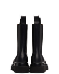 Bottines chelsea en cuir noires Bottega Veneta