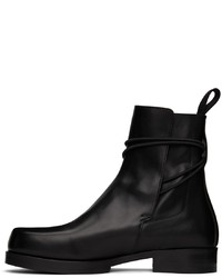 Bottines chelsea en cuir noires 1017 Alyx 9Sm