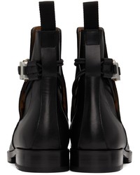 Bottines chelsea en cuir noires 1017 Alyx 9Sm