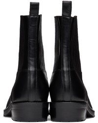 Bottines chelsea en cuir noires Toga Virilis