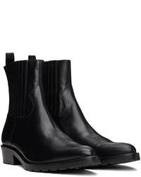 Bottines chelsea en cuir noires Toga Virilis