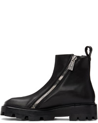 Bottines chelsea en cuir noires Gmbh