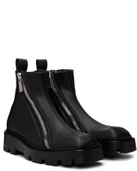 Bottines chelsea en cuir noires Gmbh