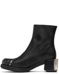 Bottines chelsea en cuir noires Gmbh