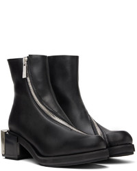 Bottines chelsea en cuir noires Gmbh