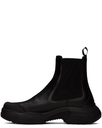 Bottines chelsea en cuir noires Gmbh