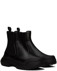 Bottines chelsea en cuir noires Gmbh