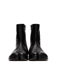 Bottines chelsea en cuir noires Maison Margiela