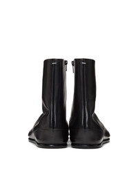 Bottines chelsea en cuir noires Maison Margiela