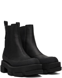 Bottines chelsea en cuir noires Both