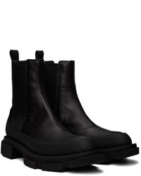 Bottines chelsea en cuir noires Both