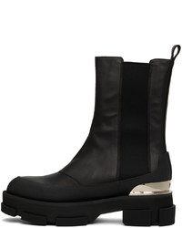 Bottines chelsea en cuir noires Both