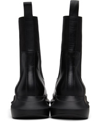 Bottines chelsea en cuir noires Rick Owens