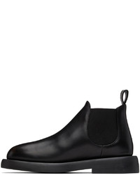 Bottines chelsea en cuir noires Marsèll