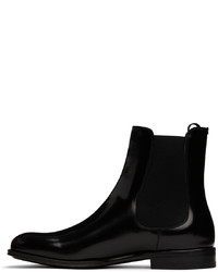 Bottines chelsea en cuir noires Ferragamo