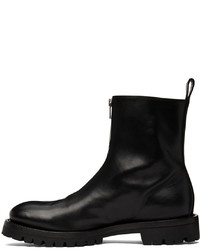 Bottines chelsea en cuir noires Officine Creative