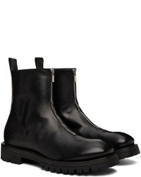 Bottines chelsea en cuir noires Officine Creative