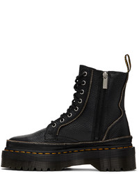 Bottines chelsea en cuir noires Dr. Martens