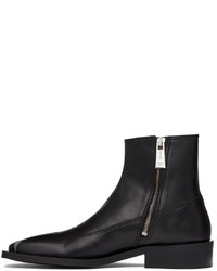 Bottines chelsea en cuir noires Gmbh