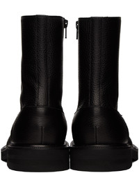 Bottines chelsea en cuir noires Dries Van Noten