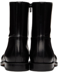 Bottines chelsea en cuir noires Dries Van Noten