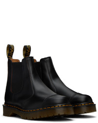 Bottines chelsea en cuir noires Dr. Martens