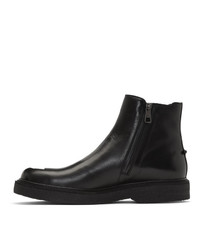 Bottines chelsea en cuir noires Neil Barrett