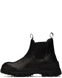 Bottines chelsea en cuir noires Polo Ralph Lauren