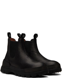 Bottines chelsea en cuir noires Polo Ralph Lauren