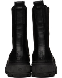 Bottines chelsea en cuir noires Viron