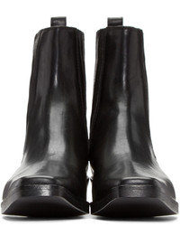 Bottines chelsea en cuir noires Haider Ackermann