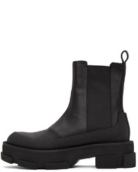 Bottines chelsea en cuir noires Both