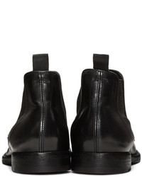 Bottines chelsea en cuir noires Officine Creative