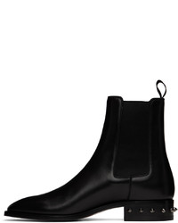 Bottines chelsea en cuir noires Christian Louboutin