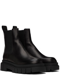 Bottines chelsea en cuir noires Mackage