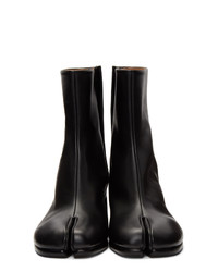 Bottines chelsea en cuir noires Maison Margiela