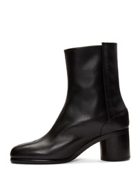 Bottines chelsea en cuir noires Maison Margiela