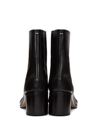 Bottines chelsea en cuir noires Maison Margiela