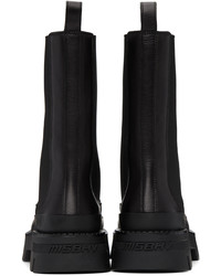 Bottines chelsea en cuir noires Misbhv