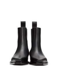 Bottines chelsea en cuir noires Bottega Veneta