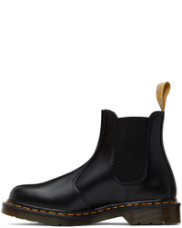 Bottines chelsea en cuir noires Dr. Martens