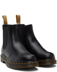 Bottines chelsea en cuir noires Dr. Martens