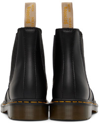 Bottines chelsea en cuir noires Dr. Martens