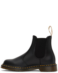 Bottines chelsea en cuir noires Dr. Martens